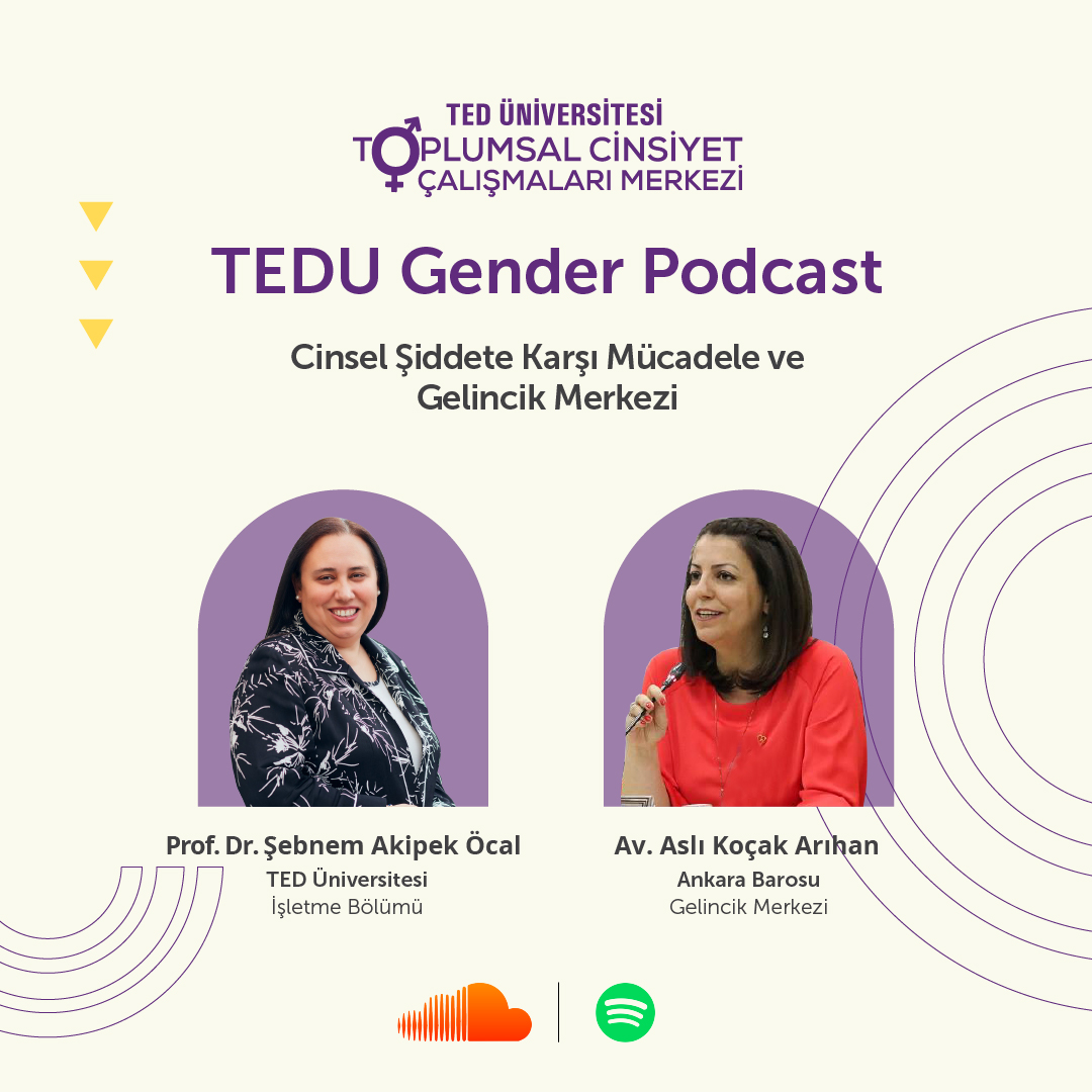 TEDU Gender Podcast'in üçüncü bölümü yayında!: "Cinsel Şiddete Karşı Mücadele ve Gelincik Merkezi"